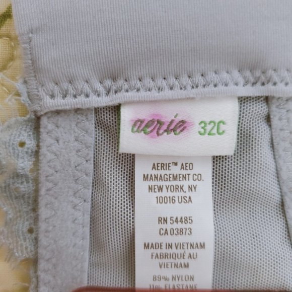 Aerie Real Power Balconette Lace Bra- 32C- New without tags - Picture 7 of 11